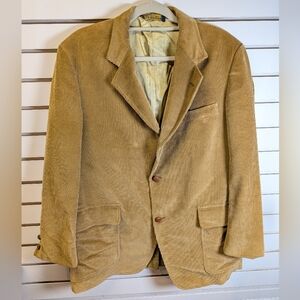 Brooks Brothers Vintage Men's  Sport Coat 3 Button Casual Jacket 44R Corduroy